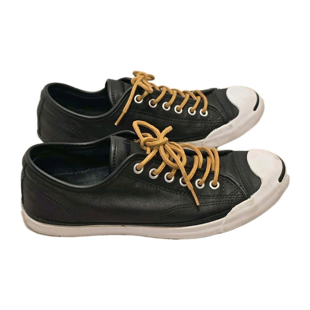 👟  Converse Jack Purcell Leather Low Top Unisex W8/M6 EU39 Black